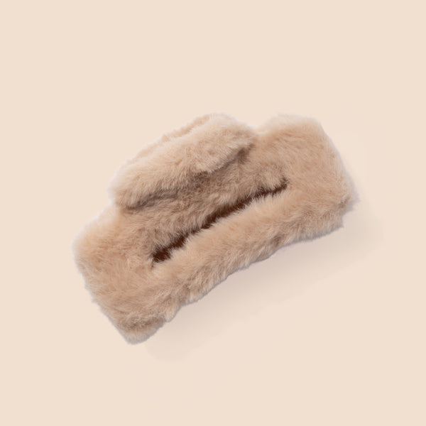 Fuzzy Claw Clip
