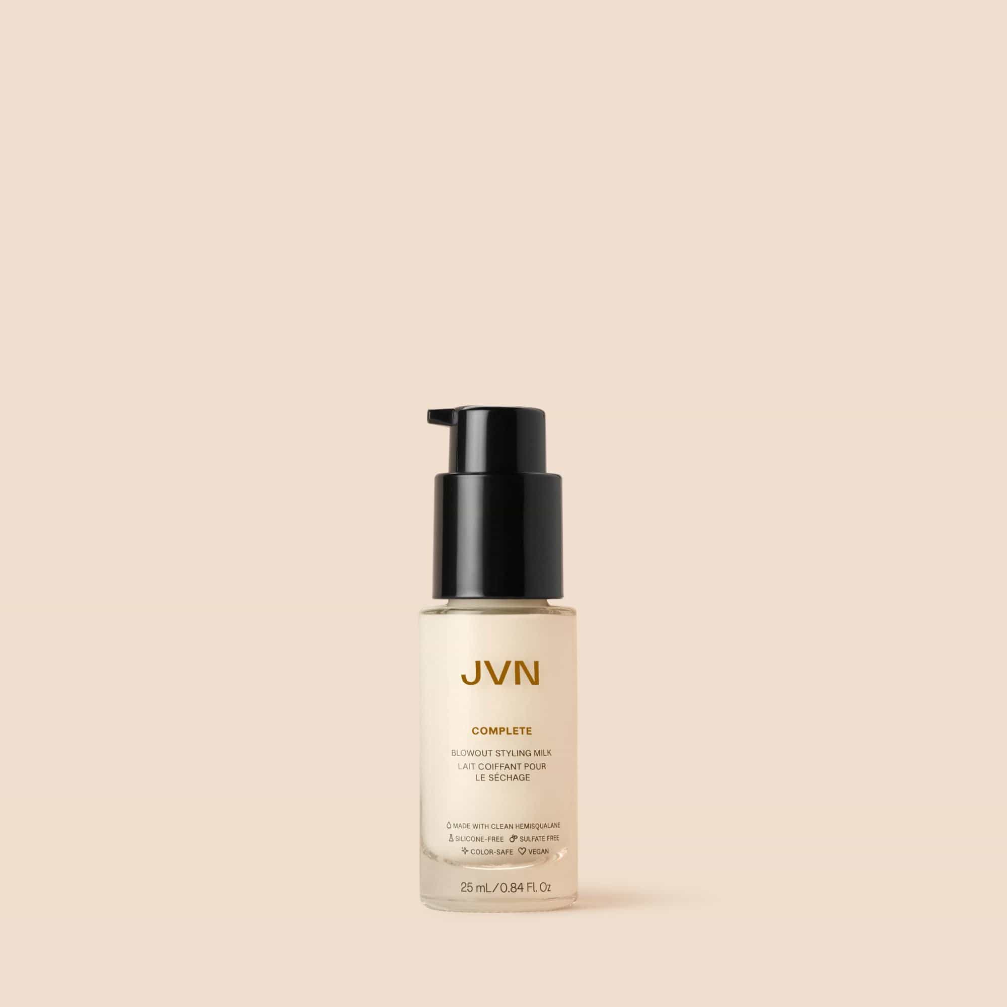 JVN Styler Complete Blowout Styling Milk Travel sulfate-free silicone-free sustainable
