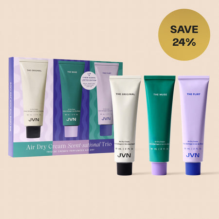 JVN Air Dry Cream Scent-sational Trio | 24-hour Frizz Control