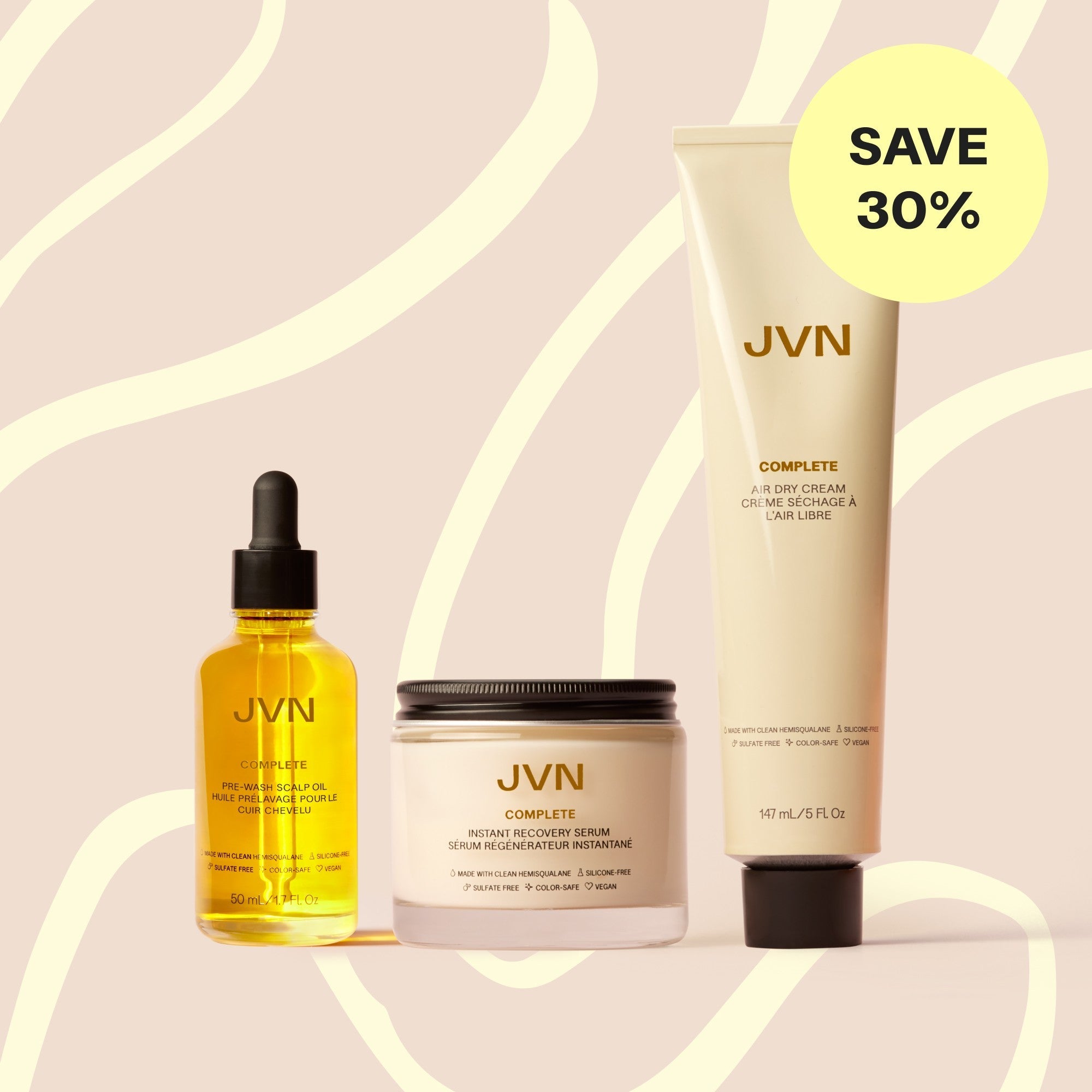 JVN Hair Only The Bestsellers For Mom Set sulfate-free silicone-free sustainable