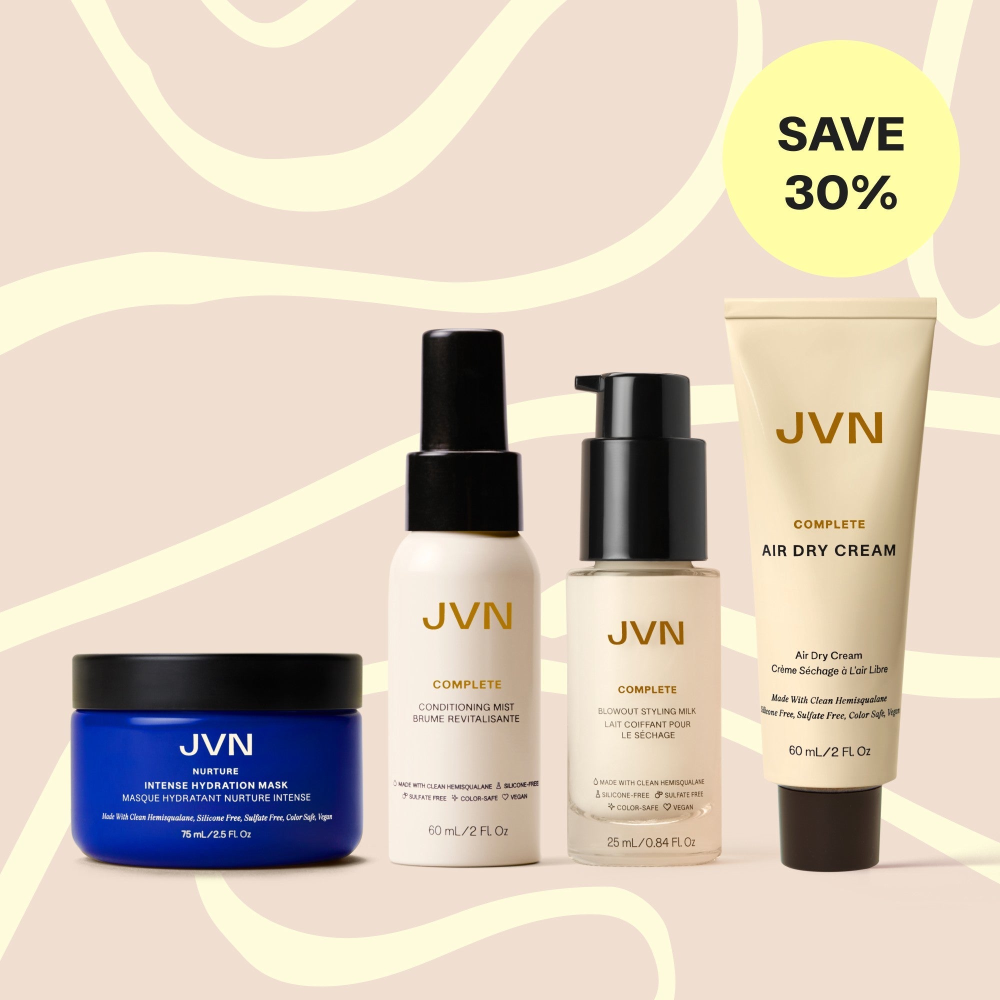 JVN Hair Mom Deserves a Vacay Set sulfate-free silicone-free sustainable