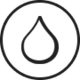 Icon that represents made with clean hemisqualane.