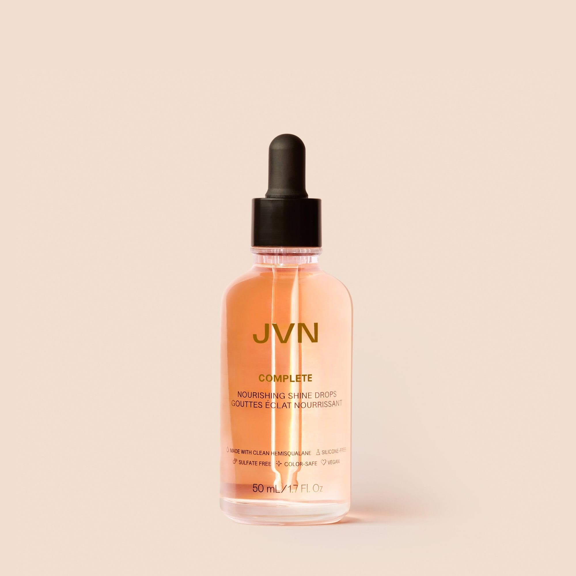JVN Styler Complete Nourishing Shine Drops Nourishing Shine Drops | Smoothing Oil For Sleek & Shiny Hair  | JVN sulfate-free silicone-free sustainable