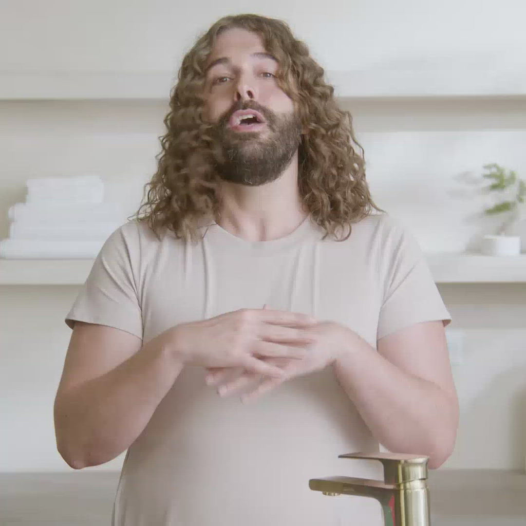 Video of founder of JVN Hair, Jonathan Van Ness explaining how to use the Undamage Collection.